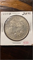 US Coins 1884-O Morgan Silver Dollar AU