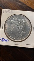 US Coins 1885 Morgan Silver Dollar AU