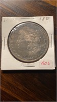 US Coins 1887 Morgan Silver Dollar Circulated