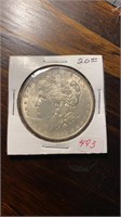 US Coins 1889 Morgan Silver Dollar Circulated