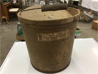 Vintage cardboard bucket