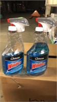 2 Bottles (1 is 1/2 full) of Windex Glass Cleaner