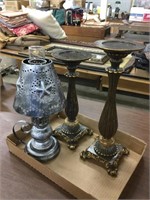 Candleholders and  lantern