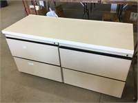 2 lateral file cabinet with countertop