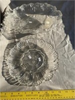 Clear Glass Serving Dishes (2)