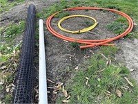 Gas line plastic fence and more