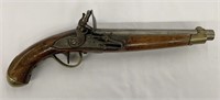 Early French Flintlock Pistol.