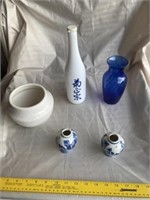 Bottle-blue Vase-decor (5)