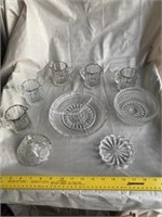 Clear Glass-pitcher-serving Dish