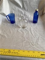 Blue Glass-clear Bottle (3)