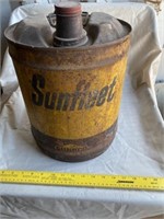 Vintage Sunfleet Oil Can