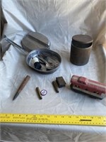 Us Army Mess Kit- Metal Tin- Vintage Memorabilia