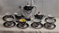 LITHOPANE DRAGONWARE TEA SET - 15 PIECES