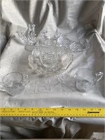 Clear Glass- Pitcher- Bowl- Serving Dish (6)