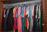 CONTENTS OF CLOSET - CLOTHING & SHOES