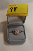 LADIES 10K YELLOW GOLD RING, 2.5 GRAMS