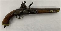 Turkish Flintlock Pistol.