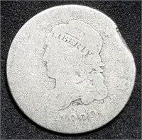 1829 Capped Bust Silver Half Dime