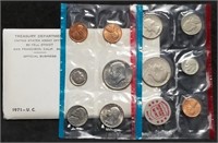 1971 US Double Mint Set in Envelope