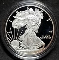 2012-W 1oz Proof Silver Eagle w/Box & COA