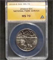 2016-D National Park Service Half Dollar MS70
