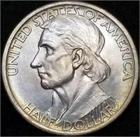 1936 Daniel Boone Silver Half Dollar Gem BU Nice