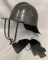 Early European "Lobster Tail" Helmet.