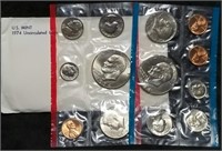 1974 US Double Mint Set in Envelope, with Ikes