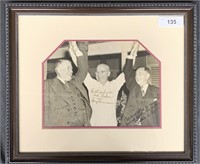 Harry Truman and Alben Barkley signed photograph
