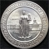 1936-D Columbia SC Silver Half Dollar Gem BU