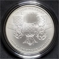 2011-P Medal of Honor Unc Silver Dollar MIB