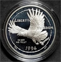 1994 Prisoner of War Proof Silver Dollar