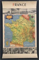 France, French National Railroad Travel Poster