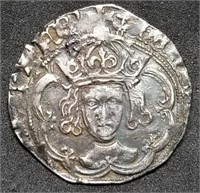 1422-1430 Henry VI Silver Groat Hammered Coin