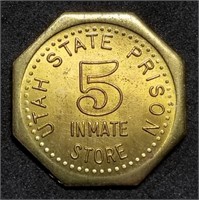 Utah State Prison Inmate Store Token