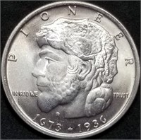 1936 Elgin Illinois Centennial Silver Half Dollar