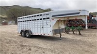 Diamond D 18' Steel Stock Trailer