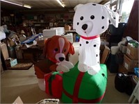 Chritsmas Yard Decoration Puppies