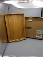 BOMSI Rectangle Bamboo Butler Serving 16" x 9"