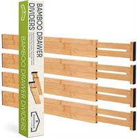 New 4 pack bamboo drawer dividers
Bamboo Drawer