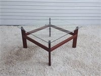 Teak Glass Coffee Table