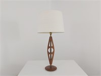 Biomorphic Walnut Lamp