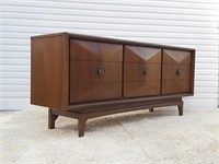 Walnut Diamond Front Dresser - United Furniture