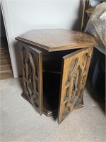 Bdside table w/ doile