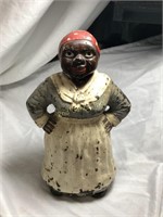 Antique Molded Cast Iron Statue