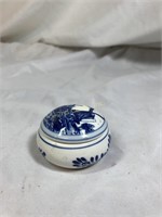 Vintage  Delft Blue Mini Trinket Holder