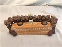 Handcrafted Clay 'Last Supper"