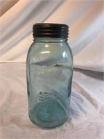 Vintage 1/2 Gallon Ball Jar With Lid 4" X 9"