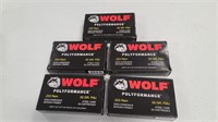 100 Rds - .223 Wolf 55gr FMJ Cartridges