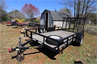 '14 Big Tex 35SA Trailer, 2 ft - Single Axle